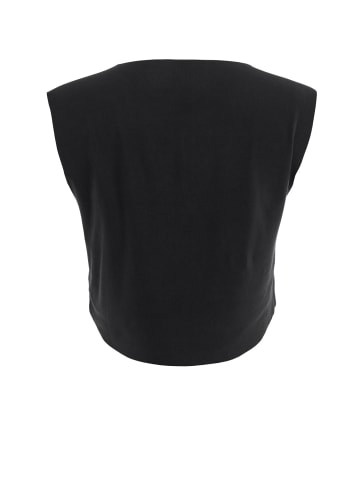 Winshape Functional Light and Soft Cropped Top AET115LS in schwarz