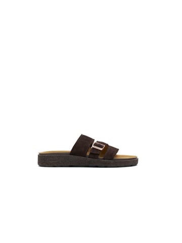 Blundstone Sandale "2696 Deepest Brown Suede (Aerocork Sandal)" in Braun