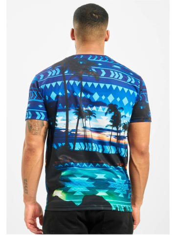 Just Rhyse T-Shirt "Palm Coast T-Shirt" in Blau