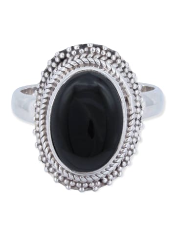 mantraroma 925er Silber - Ringe mit Onyx