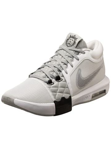 Nike Performance Basketballschuh LeBron Witness VIII in weiß / schwarz