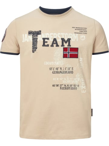 Jan Vanderstorm T-Shirt SÖLVE in beige