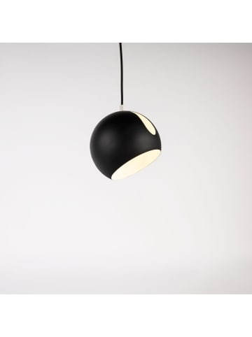 s.LUCE Galerieleuchte Ball tauschbarer Schirm 5m Abhängung in Schwarz