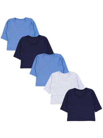 TupTam Baby Jungen Langarmshirt 5er Set in blau Modell 1