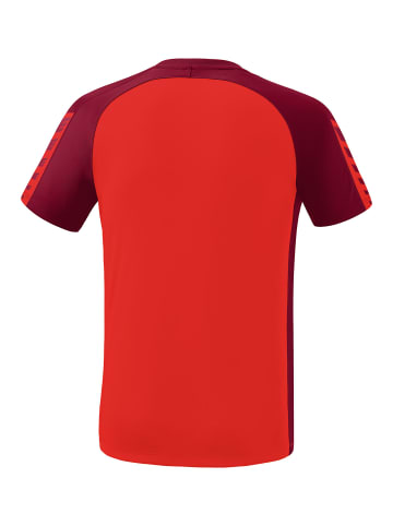 erima Six Wings T-Shirt in rot/bordeaux