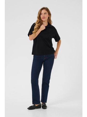 Kaffe T-shirt KAtomina Oversize fit in Black Deep