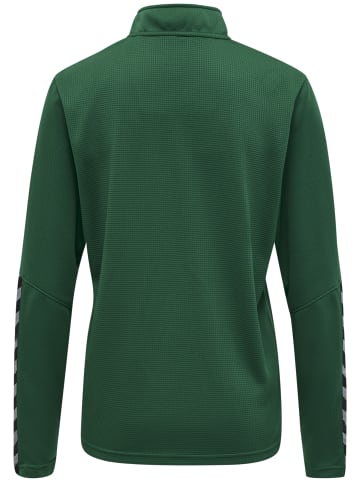 Hummel Hummel Zip Sweatshirt Hmlauthentic Multisport Damen Atmungsaktiv Leichte Design in EVERGREEN