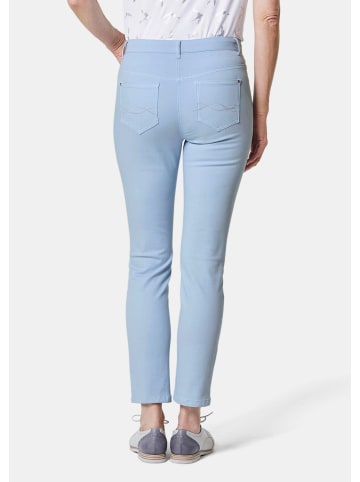 GOLDNER Kurzgröße:  7/8-Jeanshose Schmale Stretchhose BELLA in himmelblau