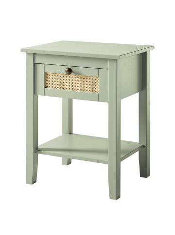 home24 Nachttisch Belleria in Grün
