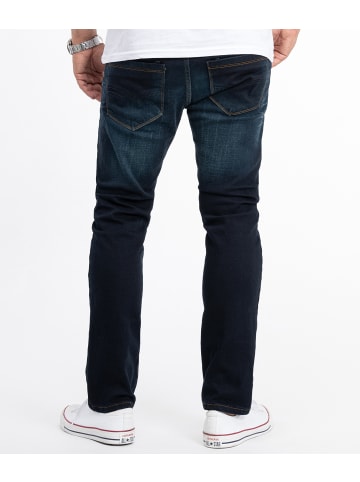 Lorenzo Loren Jeans Straight Cut in Dunkelblau