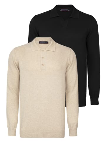 Felix Hardy Pullover in Schwarz-Beige