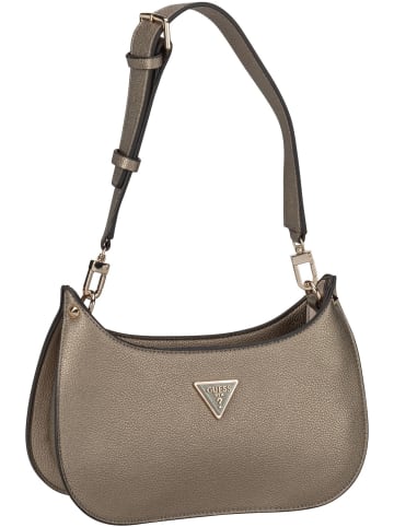 Guess Schultertasche Meridian Mini Top Zip Shoulder Bag in Pewter