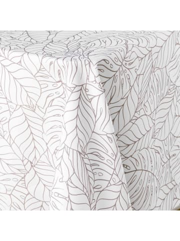 Douceur d’Intérieur Tischdecke mit Muster SOLEA in Weiß, 150 x 240 cm