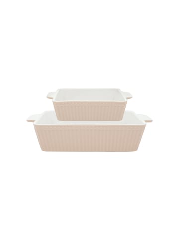 Greengate Auflaufformen 2er-Set klein Alice in creamy fudge