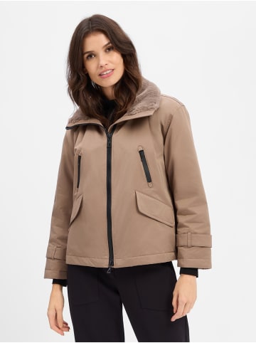 AMBER & JUNE Übergangsjacke in taupe