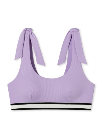 Schiesser Bustier-Bikini-Top Aqua Californian Dream in lilac