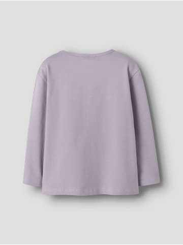 name it Langarmshirt Peppa Pig Glitzer NMFDADA in lavender gray