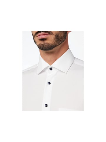Seidensticker Kurzarm Business Hemd für Herren in weiß in weiß