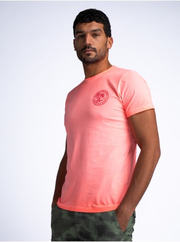 Petrol Industries T-Shirt mit Aufdruck Sunglare in Rosa