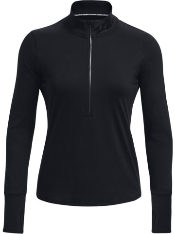 Under Armour Longsleeve "UA Qualifier Run 1/2 Zip" in Schwarz
