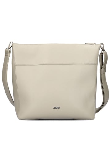 Zwei Mademoiselle.M Umhängetasche 36 cm in cement