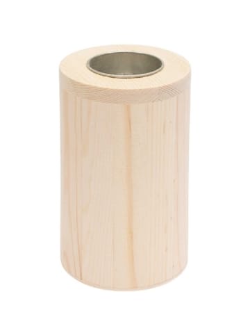 Rico Design Nonbook - Kerzenhalter Rund 12 x 7,5 cm, FSC 100%