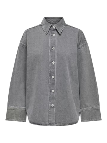 ONLY Jeanshemd in Medium Grey Denim