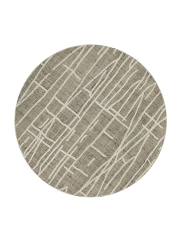 Wecon Home Kurzflorteppich Hamptons TWENTYFIVE in taupe meliert