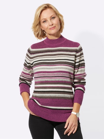 WITT WEIDEN Pullover in erika-ecru-geringelt