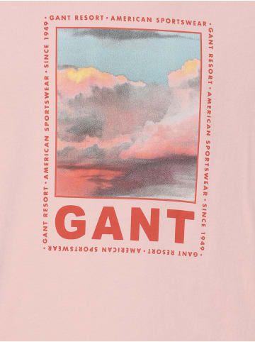 Gant T-Shirt in rosa