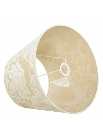 Licht-Erlebnisse Lampenschirm Ø 38 x (H)30 cm in Ecru