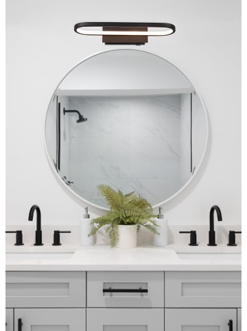 Trio Leuchten Wandleuchte GIANNI in schwarz matt