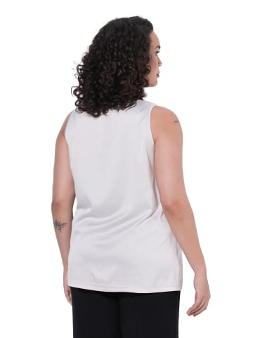 Strick-Top in graubeige