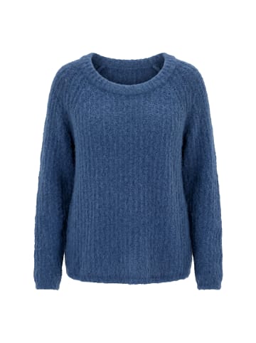 Ulla Popken Pullover in mattes jeansblau