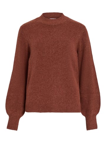 Vila Strickpullover in Burnt Henna