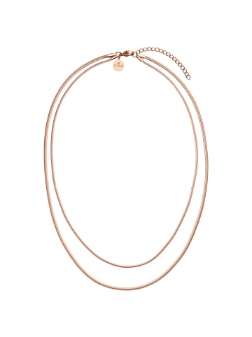 PURELEI Doppelkette Two Layers in Rosegold