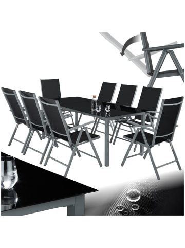 tectake Aluminium Sitzgruppe - Wetterfeste Gartenmöbel