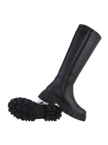 Ital-Design Stiefel in Schwarz