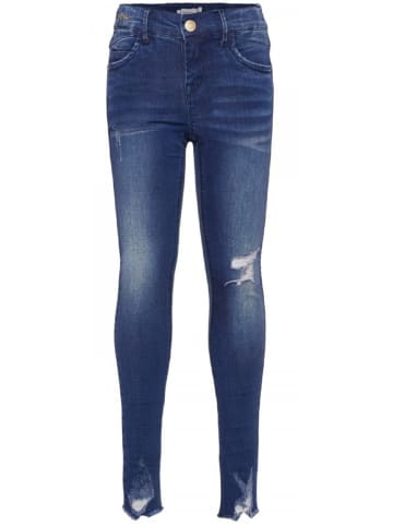 name it Mädchen Jeans Knee-Cut-Detail in Blau