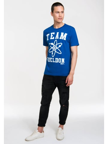 Logoshirt T-Shirt Team Sheldon in blau