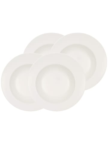 Villeroy & Boch 4er Set Pastateller Flow in ø 30 cm in weiß