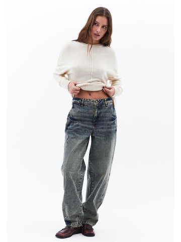 OXXO Röhrenhose MID BROWN DENIM