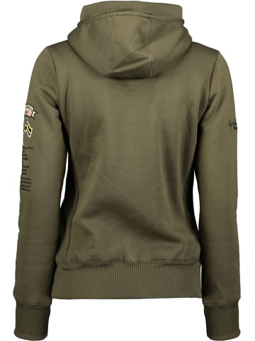 Geographical Norway Hoodie "Gymclass Db Men 100" in Khaki