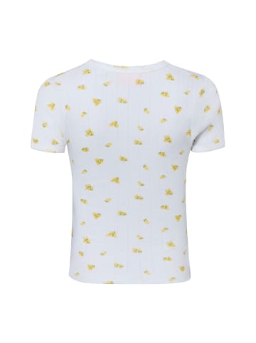 JJXX T-Shirt JXEliza in weiß gelb