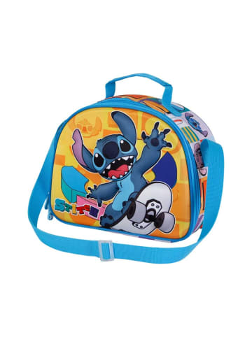 Lilo & Stitch Lunchbox-Tasche – 3D-Look, 25,5 cm Höhe, ideal für Picknicks in Blau