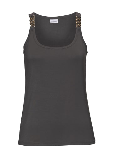 LASCANA Tanktop in khaki