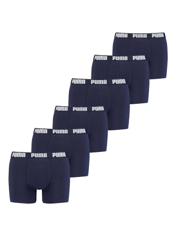 Puma Boxershort 6er Pack in Dunkelblau