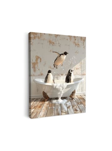MuchoWow Leinwand bilder Pinguine (BxH)