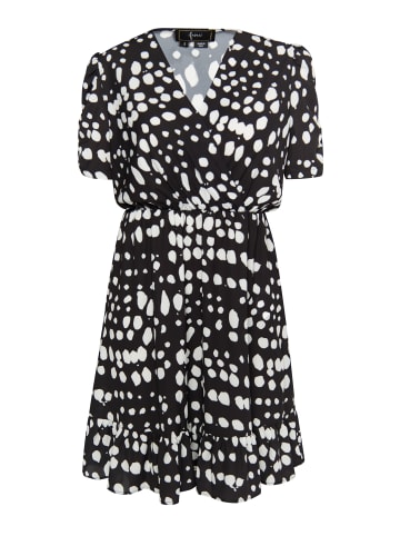 faina Damen Kleid in Schwarz Weiss