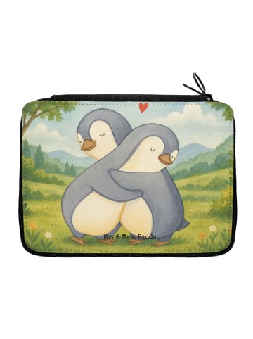 Mr. & Mrs. Panda Bleistiftetui Pinguine Kuscheln Design ohne Spruch in Weiß
